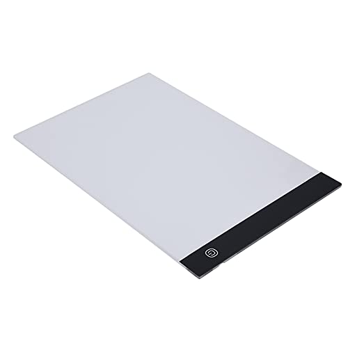 Wakects Led Licht Pad,Tragbare Light Pad Mit USB Dimmbar 3-stufige ultradünne Leuchttisch A4 Led euchtkasten-Zeichenbrett für Künstler Malen Animation Skizzieren Entwerfen (stufenlos einstellbare) von Wakects