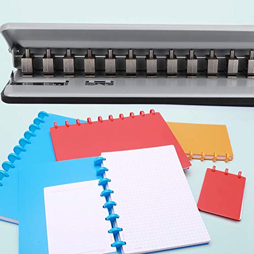 Wakects Pilz-Stanzwerkzeug, Multifunktions-Pilzlocher, Verstellbare Lochermaschine für Papierkarten, Fotobindung, für A4, B5, A5, A7-Papier (Gray) von Wakects