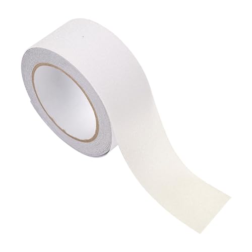 Wakects Treppenschrittklebeband, Anti -Schlupf -Profile PVC Nicht -Slip -Klebeband mit Sandoberfläche für Treppen Badezimmer Poolboden Sicherheit (Transparent) von Wakects