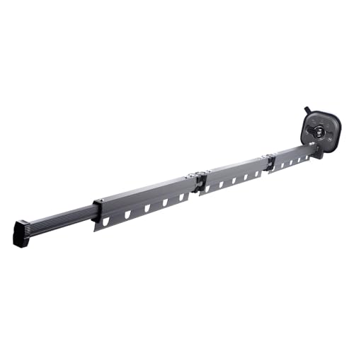 Wakects Versenkbare Kleidertrocknungsregal, Platzsparendes Design, Aluminiumlegierung, Starke Saugnapfbecher, Ideal für Balkon, Badezimmer, Schlafzimmerfenster (#3) von Wakects