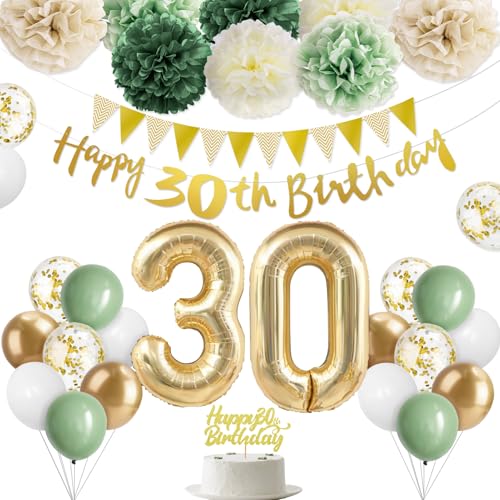Happy 30th Birthday Banner Happy 30th Birthday Banner von Wakeys