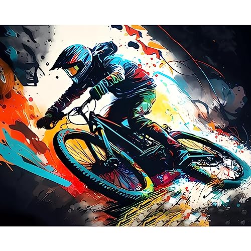 Malen nach Zahlen für Erwachsene und Kinder Dirt Bike Rider Malen nach Zahlen DIY Malen nach Zahlen Acryl Malen nach Zahlen Malset Home Wand Wohnzimmer Schlafzimmer Dekoration 40 x 50 cm (DIY-Rahmen) Malen nach Zahlen für Erwachsene und Kinder Dirt Bike Rider Malen nach Zahlen DIY Malen nach Zahlen Acryl Malen nach Zahlen Malset Home Wand Wohnzimmer Schlafzimmer Dekoration 40 x 50 cm (DIY-Rahmen) von Walarky