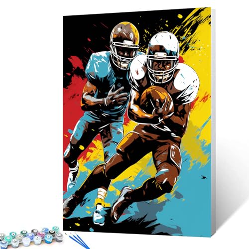 Malen nach Zahlen für Erwachsene und Kinder auf Leinwand, Graffitic-Sportmann, Wandkunst für Schlafzimmer, DIY, Sport, Kunst, Ölgemälde, Acrylfarben, moderne Heimdekoration, 40,6 x 50,8 cm, Geschenk Malen nach Zahlen für Erwachsene und Kinder auf Leinwand, Graffitic-Sportmann, Wandkunst für Schlafzimmer, DIY, Sport, Kunst, Ölgemälde, Acrylfarben, moderne Heimdekoration, 40,6 x 50,8 cm, Geschenk von Walarky