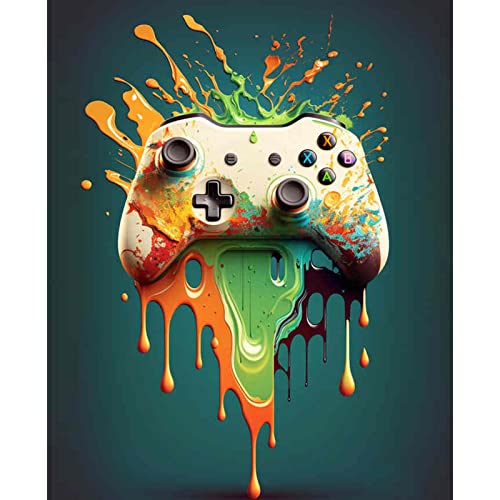 Walarky Malen nach Zahlen für Erwachsene,Videospiel-Thema,DIY-Ölgemälde-Kits auf Leinwand mit Pinseln, Acrylpigmenten, Aquarell-Gaming-Thema, Bild für Zuhause, Wanddekoration, 40,6x50,8 cm(rahmenlos) Walarky Malen nach Zahlen für Erwachsene,Videospiel-Thema,DIY-Ölgemälde-Kits auf Leinwand mit Pinseln, Acrylpigmenten, Aquarell-Gaming-Thema, Bild für Zuhause, Wanddekoration, 40,6x50,8 cm(rahmenlos) von Walarky
