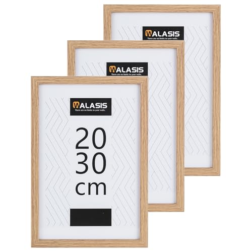 Walasis Bilderrahmen 20x30 Holz Rahmen: 3er Set Picture Frame für Fotos Bilder Poster (Natur, 20x30) Walasis Bilderrahmen 20x30 Holz Rahmen: 3er Set Picture Frame für Fotos Bilder Poster (Natur, 20x30) von Walasis