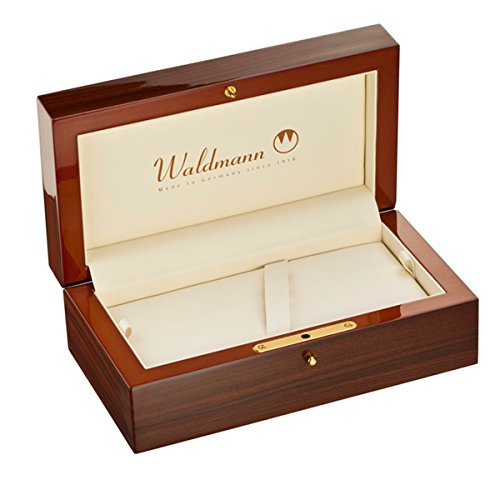 Waldmann Holzetui, Echtholz, Klassisch-Elegant, Lagerbox, 2 Kompartimente, Rechteckig Waldmann Holzetui, Echtholz, Klassisch-Elegant, Lagerbox, 2 Kompartimente, Rechteckig von WaldMann