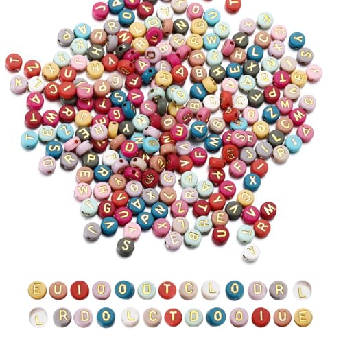 Waldspring 1000 Stück A-Z Perlen Buchstaben zum Auffädeln, 7mm Buchstaben Perlen Set, Armband Selber Machen Set, Perlen zum Auffädeln, Bracelet Beads Buchstaben Waldspring 1000 Stück A-Z Perlen Buchstaben zum Auffädeln, 7mm Buchstaben Perlen Set, Armband Selber Machen Set, Perlen zum Auffädeln, Bracelet Beads Buchstaben von Waldspring