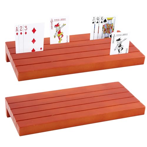 Waldspring Kartenhalter Holz 2 Stück, Card Holder, Kartenhalter Kinder, Geeignet für Ältere Menschen und Kinder Waldspring Kartenhalter Holz 2 Stück, Card Holder, Kartenhalter Kinder, Geeignet für Ältere Menschen und Kinder von Waldspring