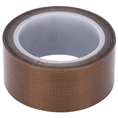 Walfront 1 Rolle PTFE-Klebeband Isolierendes Thermoband Heißsiegelband für Verbrauchsmaterialien für Vakuumierer(Dicke 0,13 x Breite 25 mm x Länge 10 m) von Walfront