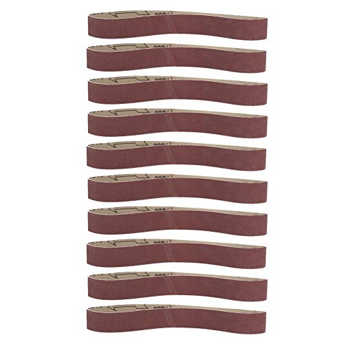 10 Stück Schleifpapier, 1000er Schleifband Glaspolierband zum Schleifen und Entgraten von Sand (30x533mm) von Walfront