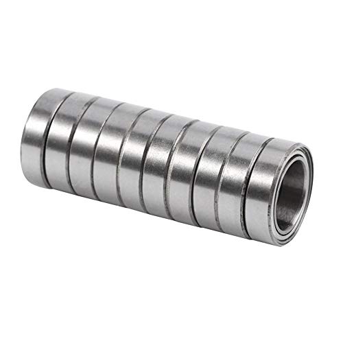 Kugellager Rillenkugellager, 10 Stücke 6700ZZ Stahl Dünne Kugellager Miniatur Rillenkugellager Doppel Schild Lager 10mm x 15mm x 4mm von Eujgoov