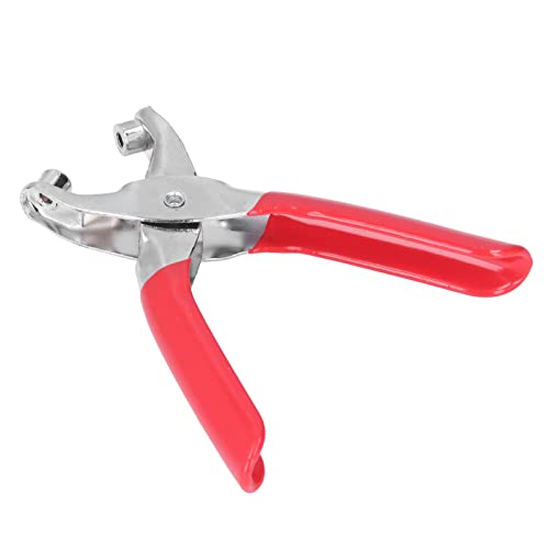 100 50Steel Metall Ösen TROMET -LOCHE -ZEITSE SETET mit Puncher und Zange für Ledergürtelgürtel Augenknöpfe für DIY Kleidungsstoffschnalle 4mm / 0,16 Zoll von Walfront
