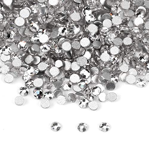 1440 Pcs Glas Strass, klarem Kristall Strass, Weiße Farbe Kristallglas Nail Art Telefon Fall DIY(SS3(1.3-1.5mm)) von Walfront