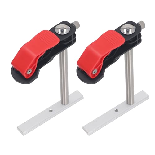 2pcs Edelstahl -Bank -Hundeklemme Schnellfreisetzung für Holzbearbeitung Halten Sie die Klemme für Genaue Holzbearbeitungsaufgaben von Walfront