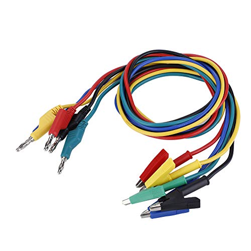5 Stücke Bananen Stecker Krokodil Klemmen Mess Leitungen Krokodil Klemmen, P1037 Hoch Spannung 1 Mt 4mm Bananen Stecker zu Krokodil Klemme Messsonde Kabel, Multimeter Messleitung Kabel 5 Stücke Bananen Stecker Krokodil Klemmen Mess Leitungen Krokodil Klemmen, P1037 Hoch Spannung 1 Mt 4mm Bananen Stecker zu Krokodil Klemme Messsonde Kabel, Multimeter Messleitung Kabel von Walfront