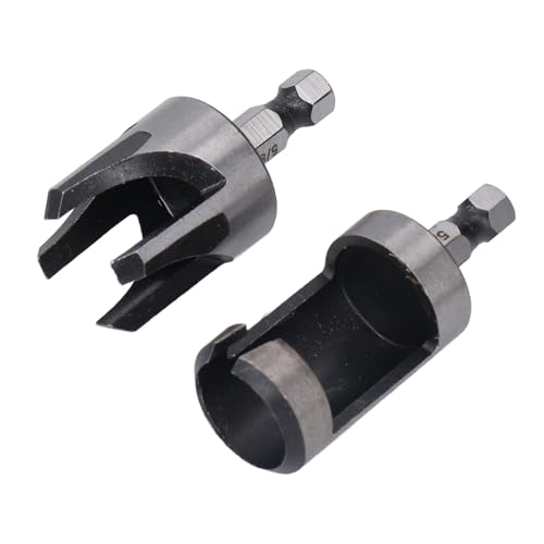 8pcs Set 1/4in, 5/8 Zoll, 3/8 Zoll, 1/2in Holzstecker -Stecker -Bohrer -Bit -Set Gerade Holzstecker -Stecker, Kohlenstoffstahl Kork Loch -Sägewerkzeug, Hex -Schaft für 8pcs Set 1/4in, 5/8 Zoll, 3/8 Zoll, 1/2in Holzstecker -Stecker -Bohrer -Bit -Set Gerade Holzstecker -Stecker, Kohlenstoffstahl Kork Loch -Sägewerkzeug, Hex -Schaft für von Walfront