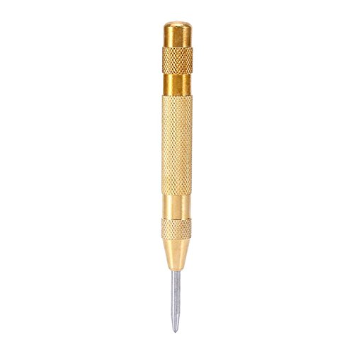 Automatik Körner, 1 PCS elbstschlagender Körner Puncher Automatischer Körner Werkzeug Anreisswerkzeug, Messing Griff, 127 mm Länge von Walfront