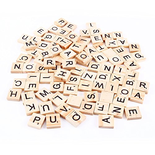 Walfront Buchstaben Holz 100 Stück Holzbuchstaben Buchstaben zum Basteln Holzgeschenk Deko Alphabet Holz Teile Orthografie Anhänger Walfront Buchstaben Holz 100 Stück Holzbuchstaben Buchstaben zum Basteln Holzgeschenk Deko Alphabet Holz Teile Orthografie Anhänger von Walfront