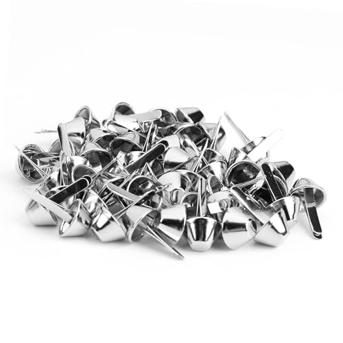 Craft Nagelhead Stud Nailhead Spike Dekoration - 50pcs Geldbeutel Handtasche Füße Füße Nagelkopf -Stollen Spike Leder mit Feiner Glänzender Kunstsupplies, die Gute Dekoration für Ihre Taschen und Craft Nagelhead Stud Nailhead Spike Dekoration - 50pcs Geldbeutel Handtasche Füße Füße Nagelkopf -Stollen Spike Leder mit Feiner Glänzender Kunstsupplies, die Gute Dekoration für Ihre Taschen und von Walfront