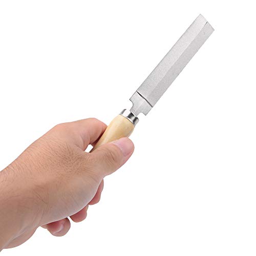 Diamond Silky Feile Rhombic File Diamantbeschichtete Handfeile Holzgriff Metallglasschleifen Holzbearbeitungs-Gartenwerkzeug(5 Zoll (125 mm)) von Walfront