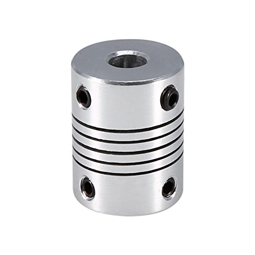Flexible Elastischen Kopplungskoppler 5 × 6mm Klammer Pflaume Aluminiumkupplungs-Welle Für Schrittmotor Flexible Elastischen Kopplungskoppler 5 × 6mm Klammer Pflaume Aluminiumkupplungs-Welle Für Schrittmotor von Walfront