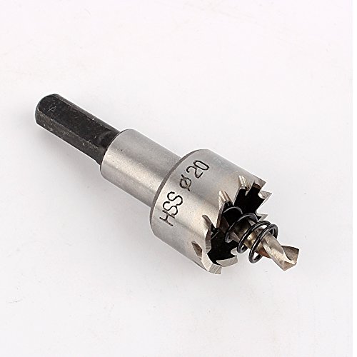 20mm HSS Lochsäge für Holz Metall Alu Rohr Kunststoff, Edelstahl Metallbohrer Lochschneider, Heavy Duty Lochbohrer von Walfront