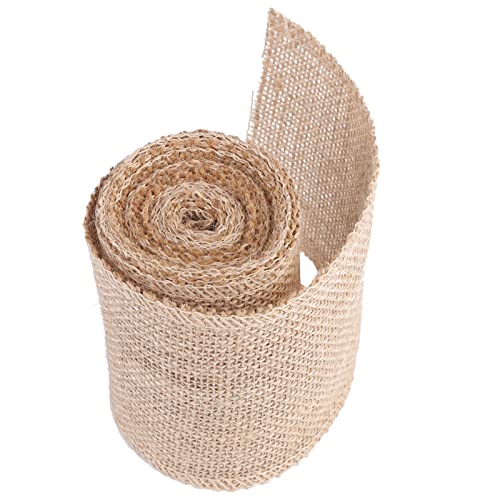 Juteband, Jute, Jute, Dekoration, Rolle für Hochzeit, Party, Stuhldekoration, Breite: 10 cm, Länge: 300 cm Juteband, Jute, Jute, Dekoration, Rolle für Hochzeit, Party, Stuhldekoration, Breite: 10 cm, Länge: 300 cm von Walfront