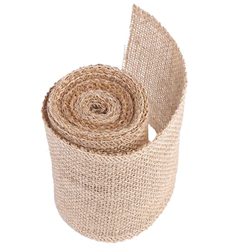 Juteband, Jute, Jute, Dekoration, Rolle für Hochzeit, Party, Stuhldekoration, Breite: 10 cm, Länge: 300 cm von Walfront