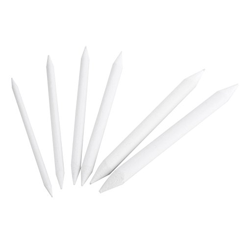 Künstler Blending Stump und Tortillion Art Papier Weiße Stifte Mixer Student Skizze Zeichenwerkzeuge, Kohlezeichnung Doppelkopf Weiß Pen Set 6 Stücke Künstler Blending Stump und Tortillion Art Papier Weiße Stifte Mixer Student Skizze Zeichenwerkzeuge, Kohlezeichnung Doppelkopf Weiß Pen Set 6 Stücke von Walfront