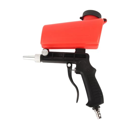 Walfront Mini Sandstrahlgerät, Hochdruckreiniger Sandstrahlpistole, Mini Handheld Portable Trockeneis Strahlgerät Druckluft, Pneumatic Aluminium Lightweight Sandstrahler Walfront Mini Sandstrahlgerät, Hochdruckreiniger Sandstrahlpistole, Mini Handheld Portable Trockeneis Strahlgerät Druckluft, Pneumatic Aluminium Lightweight Sandstrahler von Walfront
