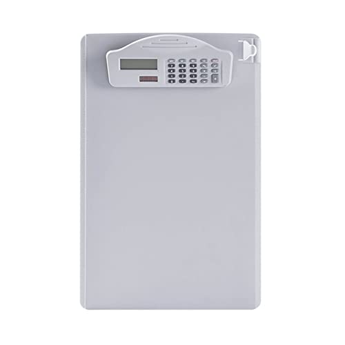 Multifunktionale Zwischenablage mit Binderrechner Geschäftsbüro -Dokumentenhalter mit Schreibpad -Stiftschlitz und Skalierung für A4 -Papier und -dateien (WHITE) von Walfront