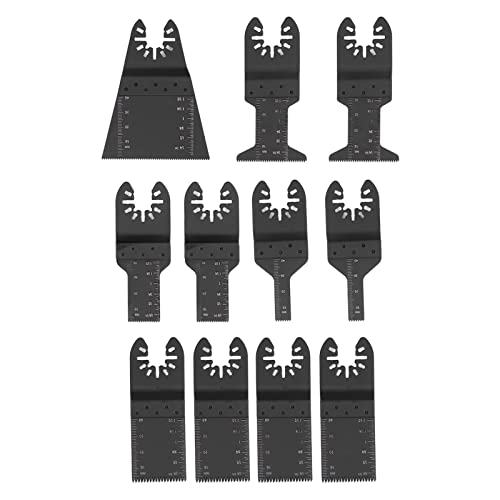 Oszillierendes Sägeblatt, 11 Stück, Schnellspanner, Karbonstahl, Holzbearbeitung, Gerades Multitool-Klingen-Kit, Metrische und Imperiale Skalen für Hitachi Oszillierendes Sägeblatt, 11 Stück, Schnellspanner, Karbonstahl, Holzbearbeitung, Gerades Multitool-Klingen-Kit, Metrische und Imperiale Skalen für Hitachi von Walfront