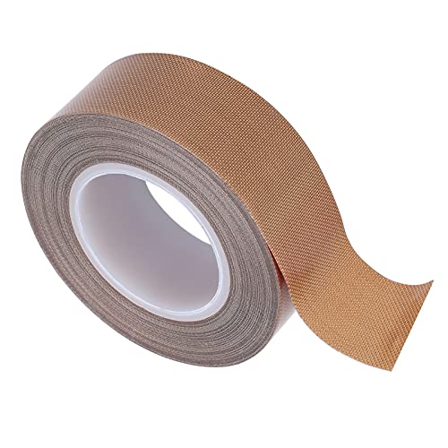 Walfront Teflonband Hochtemperatur PTFE Klebeband Klebstoffversiegelung Isolierendes Thermisches Werkzeug für Vakuumiergeräte(0.25mm x 19mm x 10m) von Walfront