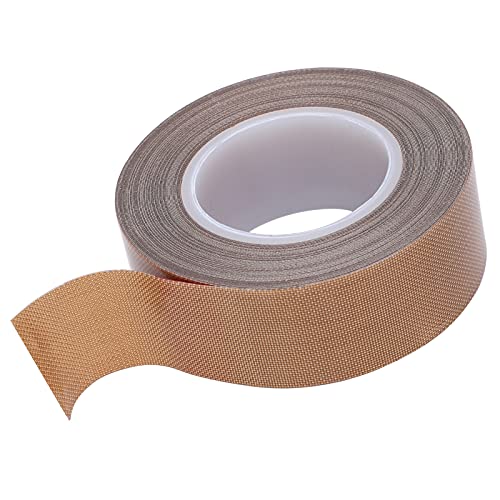 Walfront Teflonband PTFE Tape Roll Klebeband Hochtemperaturband Kleberolle für Vakuumiergerät(0.25mm x 50mm x 10m) von Walfront