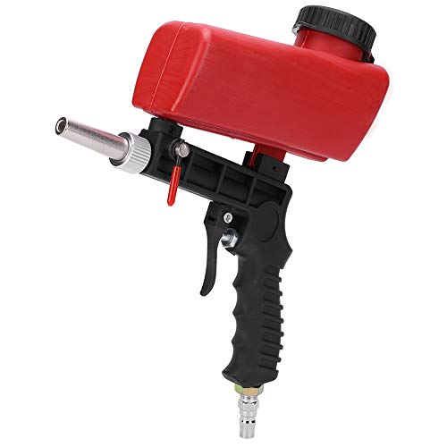 Walfront Pneumatische Sandstrahlmaschine, Einstellbarer Sandstrahler, Professioneller Sandstrahler Sandstrahlpistole Einlassanschluss 1/4 Zoll Tankinhalt 700 ml Walfront Pneumatische Sandstrahlmaschine, Einstellbarer Sandstrahler, Professioneller Sandstrahler Sandstrahlpistole Einlassanschluss 1/4 Zoll Tankinhalt 700 ml von Walfront