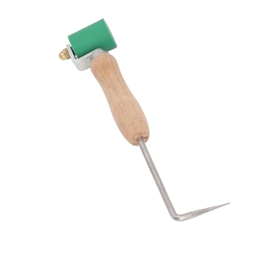 Silikonnahtwalze, 32 Mm Durchmesser 40 Mm Breite Nahtrolle mit Holzgriff, Hochtemperatur -Nahtrolle für PVC -TPO -EPDM -Dach, Planenschweißung von Walfront