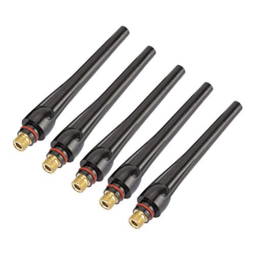 TIG Back Cap Kit - WIG Schweißbrenner Lange Mittlere Kurze Rückkappe 57Y02 57Y03 57Y04 für WP-17 18 26 TIg Schweißbrenner(5pcs57Y02 （lungo）) von Walfront