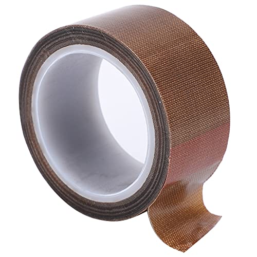 Walfront Teflonband PTFE Tape Roll Klebeband Hochtemperaturband Kleberolle für Vakuumiergerät(0.13mm x 13mm x 10m) von Walfront