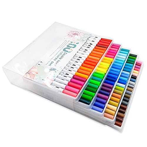 Walfront Dual -Marker Pinselstifte Feiner Punkt Art Marker Künstler Farbiger Marker Set für Kunstbegeisterte Anfänger von Walfront