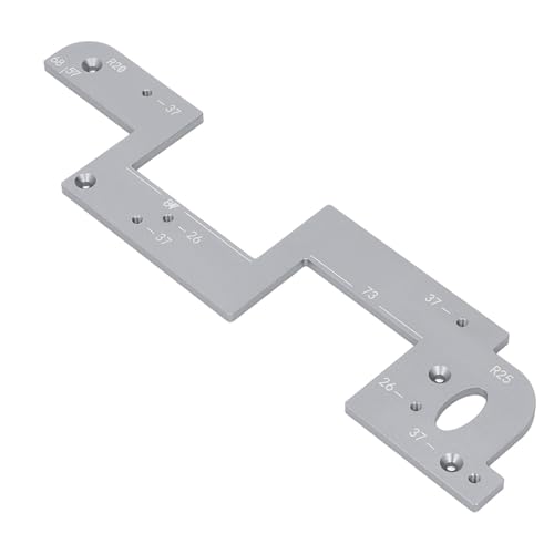 Walfront Holzbearbeitungsschlitz -Router -Vorlage Variable Router Jig -Positionssystem Zum Installieren von Kleiderschrank- und Schranktürpaneele Verschiedener Größen Walfront Holzbearbeitungsschlitz -Router -Vorlage Variable Router Jig -Positionssystem Zum Installieren von Kleiderschrank- und Schranktürpaneele Verschiedener Größen von Walfront