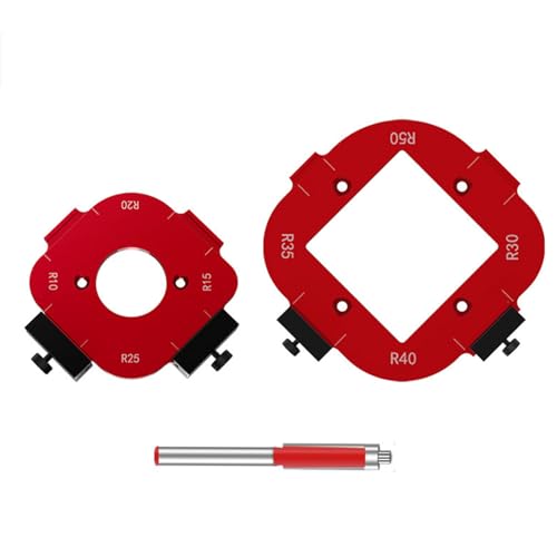 Walfront Router -Eckradius -Vorlage Router Tisch Eckradius -Jig Aluminium -Legierungsbogen Schneidemuxiliär -Werkzeug R10 R15 R20 R25 R30 R35 R40 R50 für Holzbearbeitung Walfront Router -Eckradius -Vorlage Router Tisch Eckradius -Jig Aluminium -Legierungsbogen Schneidemuxiliär -Werkzeug R10 R15 R20 R25 R30 R35 R40 R50 für Holzbearbeitung von Walfront