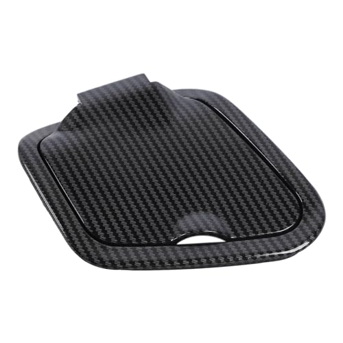 Walfront Verbesserte Carbonfaser-Seitentasche Ladekappe für Nmax 125 155 2020-2024, Hochwertige ABS-Motorrad-Seitentasche für Fahrer von Walfront
