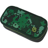 Walker Schlampermäppchen Uni Camouflage grün, 21,0 x 10,0 cm von Walker