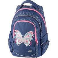 Walker Schulrucksack Fame Butterfly Kunstfaser blau Walker Schulrucksack Fame Butterfly Kunstfaser blau von Walker