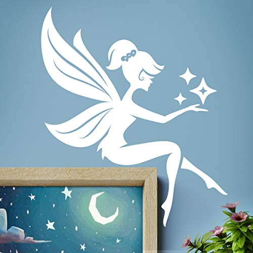 Wandaufkleber, Motiv: Fee, für Schlafzimmer, Steckdosen, Kunst-Aufkleber, Kinderzimmer, Wandbild, Baum, Küche, Heimdekoration, Kinderzimmer, Schmetterling, Vinyl, Silhouette Herz Wandaufkleber, Motiv: Fee, für Schlafzimmer, Steckdosen, Kunst-Aufkleber, Kinderzimmer, Wandbild, Baum, Küche, Heimdekoration, Kinderzimmer, Schmetterling, Vinyl, Silhouette Herz von Wall4stickers
