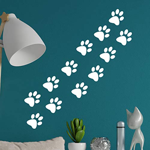 Wandaufkleber mit Katzenpfoten-Motiv, Vinyl, für Küche, Patrol, Papiertüte, schwarze Tapeten, Tier-Fußabdruck, Kunst, Haustier, Zimmertaschen, Rolle für Kinder, Heimdekoration, Etikett. Wandaufkleber mit Katzenpfoten-Motiv, Vinyl, für Küche, Patrol, Papiertüte, schwarze Tapeten, Tier-Fußabdruck, Kunst, Haustier, Zimmertaschen, Rolle für Kinder, Heimdekoration, Etikett. von Wall4stickers