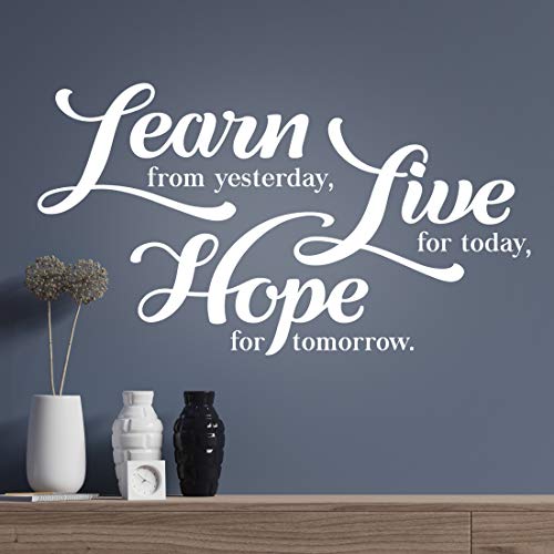 Wandaufkleber mit motivierendem Zitat "Learn Live Hope", für Schlafzimmer, Kinderzimmer, Dekoration, inspirierende Zitate, Positive Aufkleber, Druck, Poster, Kinderzimmer, Bilder, Fitnessstudio Büro Wandaufkleber mit motivierendem Zitat "Learn Live Hope", für Schlafzimmer, Kinderzimmer, Dekoration, inspirierende Zitate, Positive Aufkleber, Druck, Poster, Kinderzimmer, Bilder, Fitnessstudio Büro von Wall4stickers