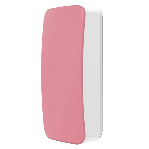 WallDeca Whiteboard Schwamm Magnetisch, Radiergummi mit Filzunterseite, ergonomischer Reiniger, Whiteboard Cleaner, stark haftend, für Smartboard, Klassenzimmer, Büro, Zuhause, Rosa von WallDeca