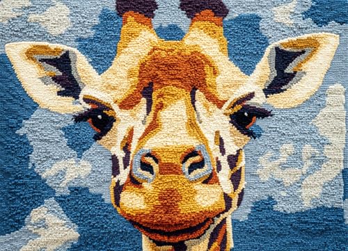Wallphantom Dschungeltiere DIY Latch Hook Kits Erwachsene,Giraffe,Handwerk Riegel Haken Kit Teppich mit Druck Muster Teppichstickerei,Teppich Kit Knüpfkissen Set,80x115cm Wallphantom Dschungeltiere DIY Latch Hook Kits Erwachsene,Giraffe,Handwerk Riegel Haken Kit Teppich mit Druck Muster Teppichstickerei,Teppich Kit Knüpfkissen Set,80x115cm von Wallphantom