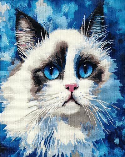 Wallphantom Tier Diy-Teppich Knüpfstern,Süße Siamkatze,Knüpfset Für Teppiche,Diy-Bastelset,Wandteppich,Kissen,Vorgedruckte Muster,Häkelteppich-Set,Heimdekoration,52x38cm Wallphantom Tier Diy-Teppich Knüpfstern,Süße Siamkatze,Knüpfset Für Teppiche,Diy-Bastelset,Wandteppich,Kissen,Vorgedruckte Muster,Häkelteppich-Set,Heimdekoration,52x38cm von Wallphantom